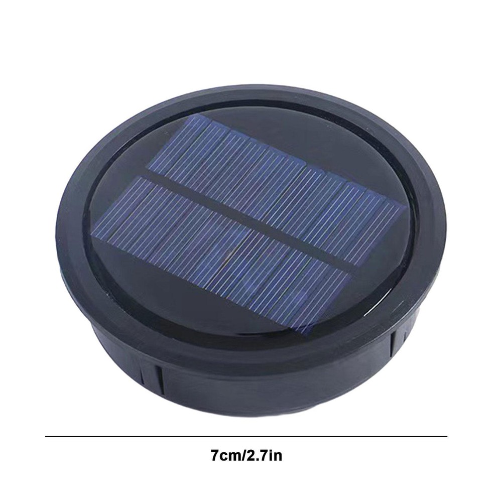 1pc Solar Light Replacement Top With LED Bulbs Solar Panel Lantern Lid