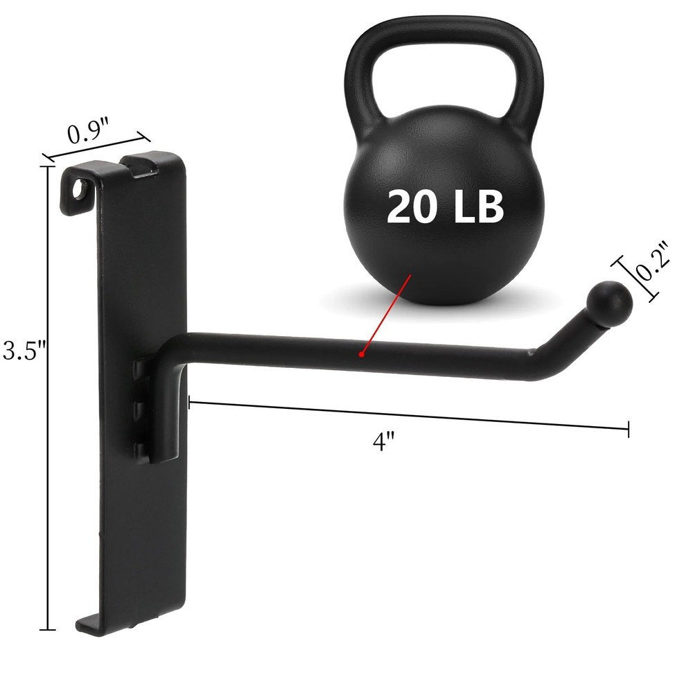40 Pack Gridwall Hooks 4 Inch Display Hooks for Grid Wall Panels Heavy Duty M...