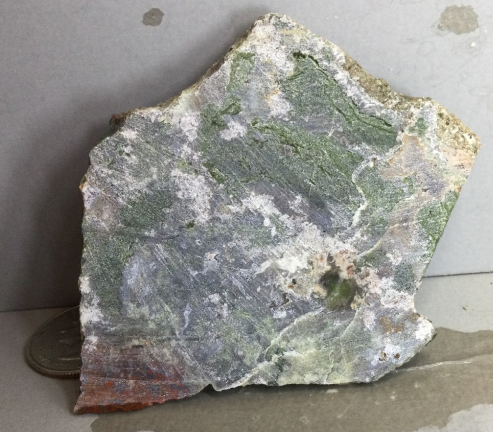 Red Lightning Agate rough slab for cabbing #RLA-005