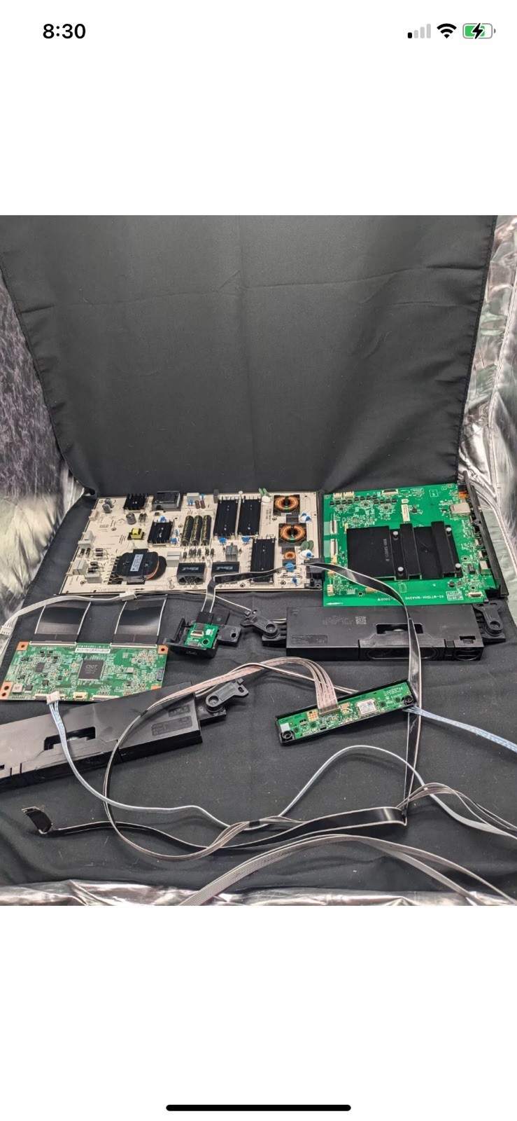 TCL 98" TV 98S550G Repair Kit Boards TCL ST9751D01-6, 30805-000388, 30800-001095