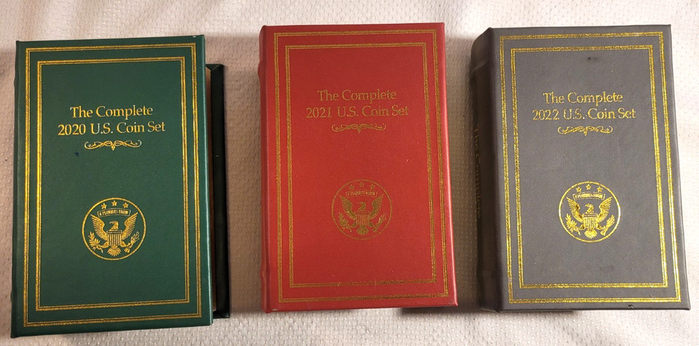 EMPTY PRESENTATION BOX for 2020, 2021 & 2022 Mint Coin Set