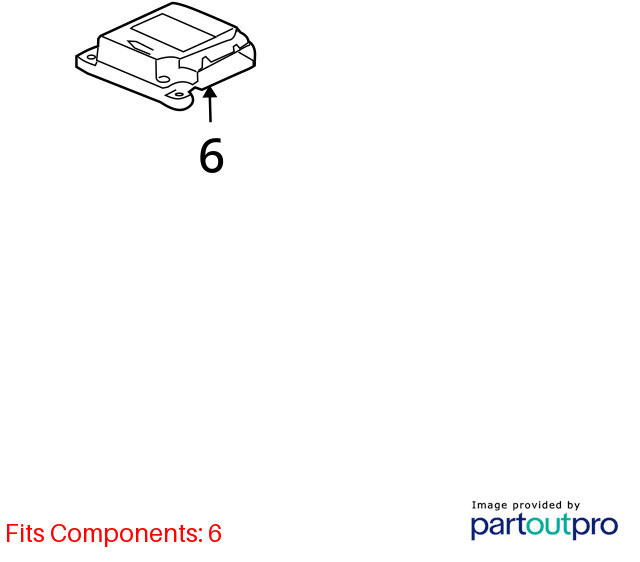 12 CHEVY CORVETTE C6 SRS CONTROL MODULE 20991636
