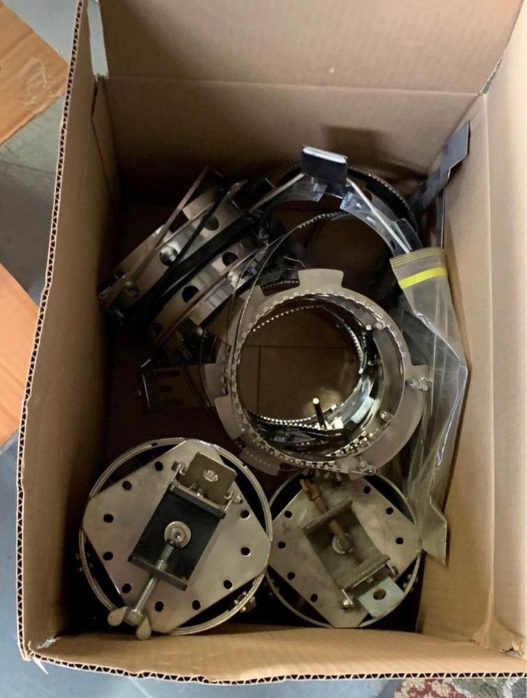 Four Melco embroidery machines.