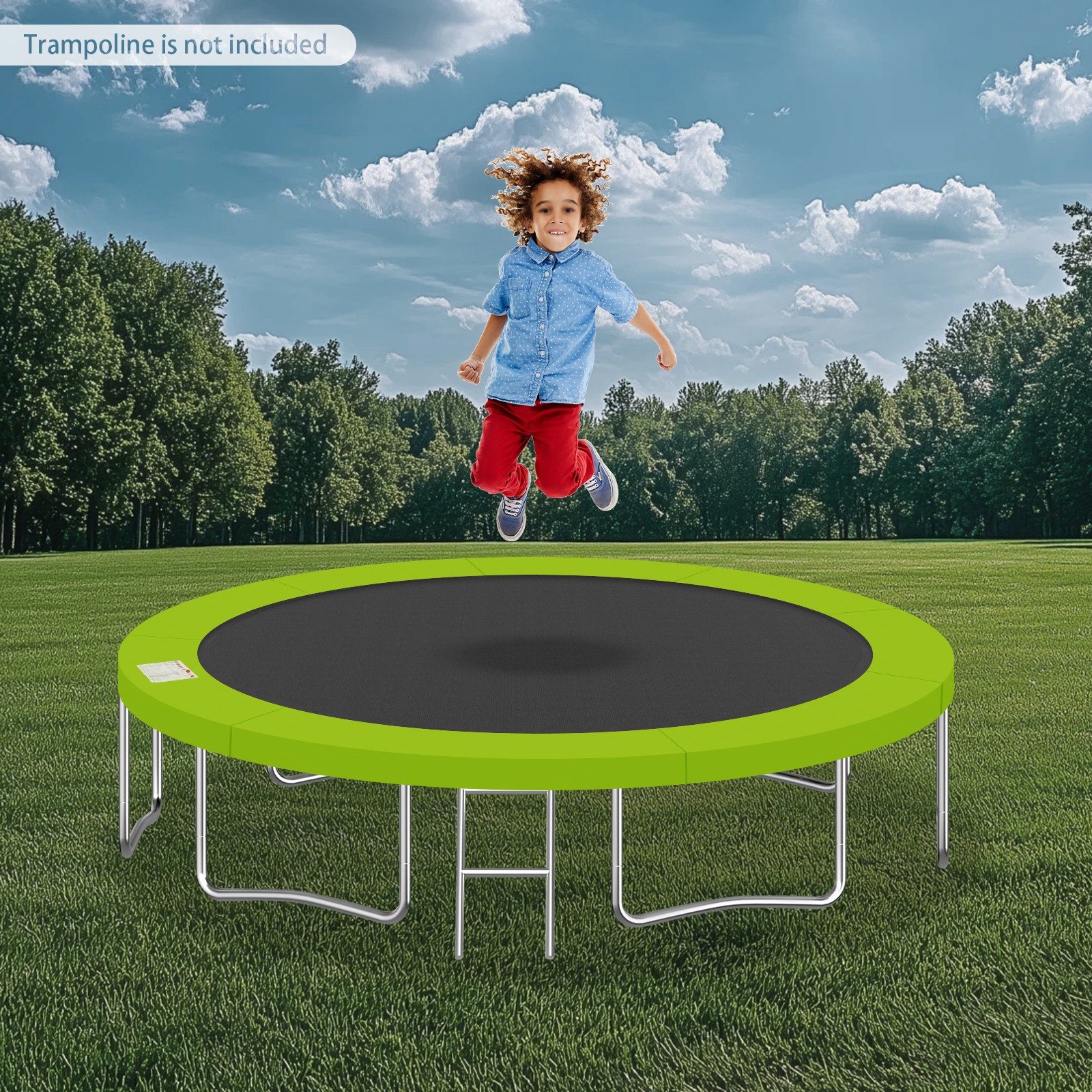 14FT Trampoline Replacement Safety Pad Waterproof Trampoline Protection Cover