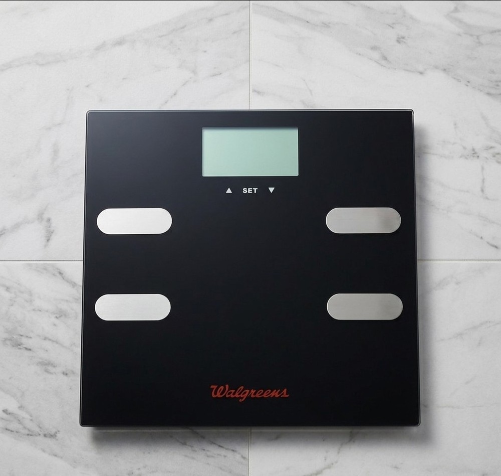 Digital Glass Scale With Body Analysis Scale Features.