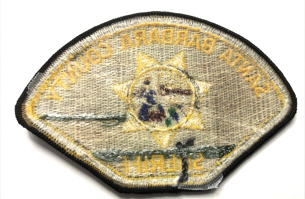 Santa Barbara County CA Police Dept Patch 5"-