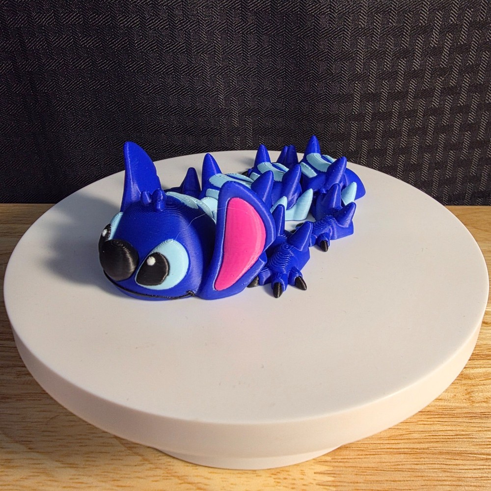 Stitch Dragon, 3D Printed Items