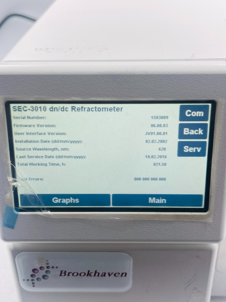 Brookhaven Instruments BI-DNDC SEC-3010 Differential Refractor