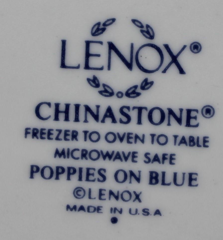 Lenox POPPIES ON BLUE 13" Rectangular Baker GOOD CONDITION
