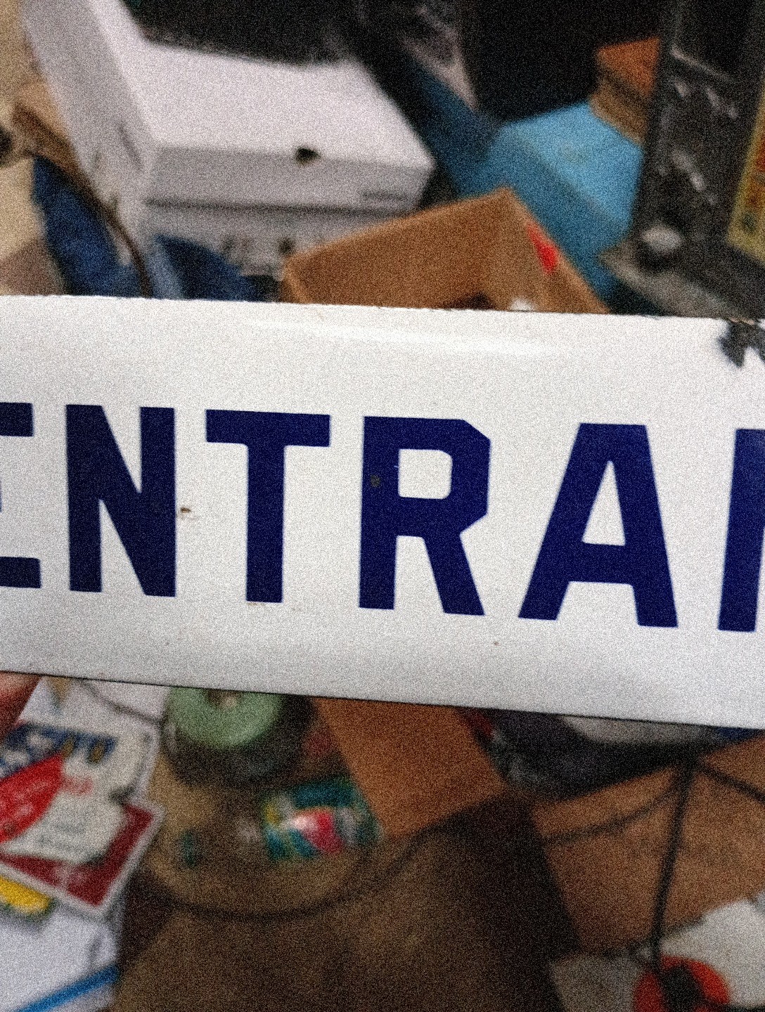 Porcelain Entrance Sign