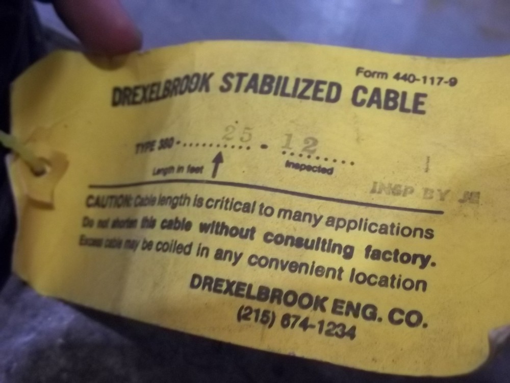 DREXELBROOK 380-25-12 STABILIZED CABLE (MM5)