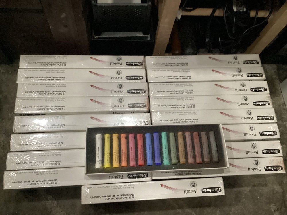 Schmincke Soft Pastels Multicolor Artists' Set 15 Sticks Assorted