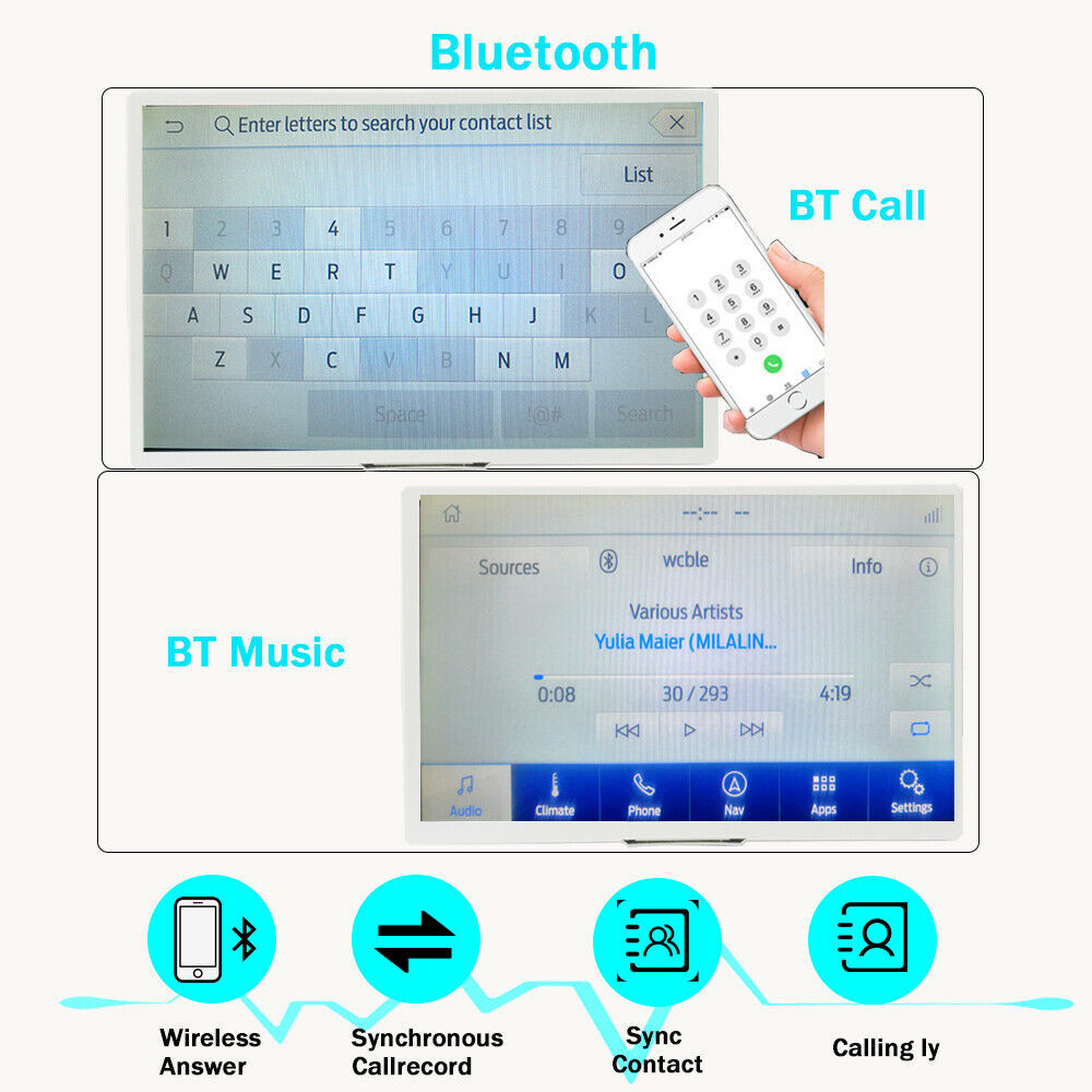 SYNC 2 to SYNC 3 Upgrade Kit APIM 2021 Map Carplay Android Auto For Ford Lincoln
