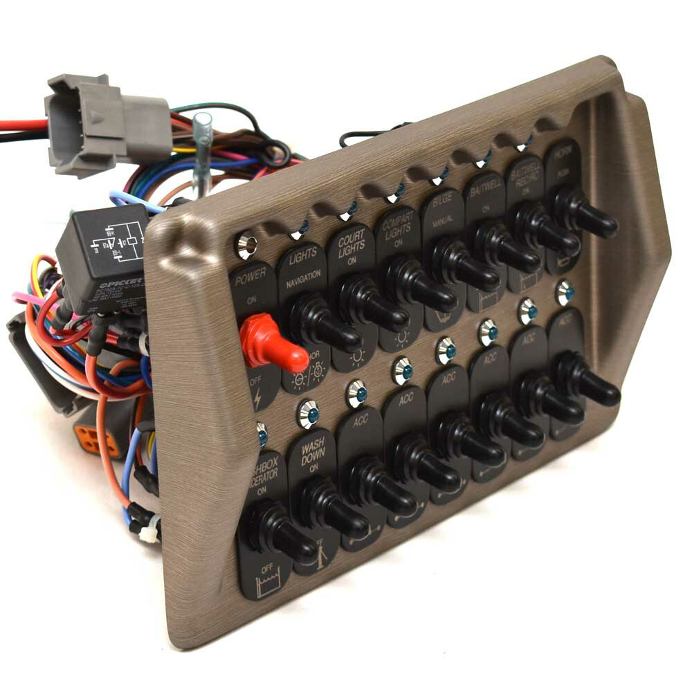Ranger Boat Switch Panel 206026 | 260 LTS Pro Bronze Plastic