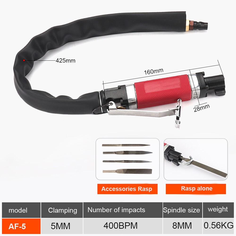 Mini Air Reciprocating File Pneumatic Burrs Drill Bit Machine Kit For Deburring