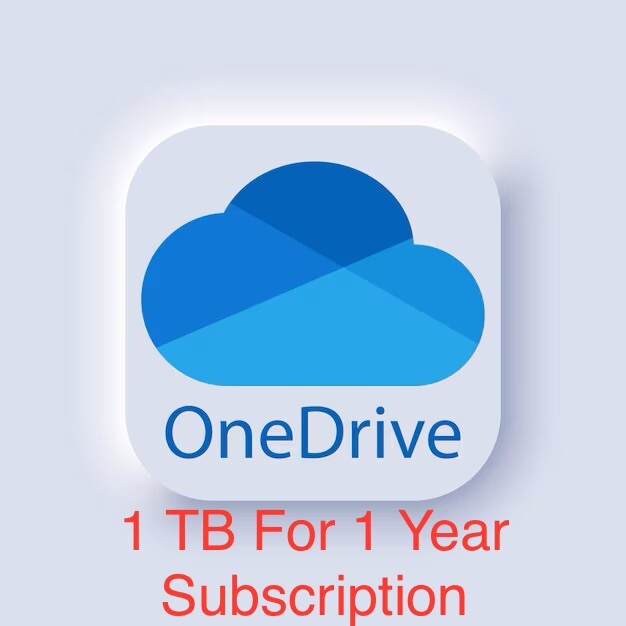 OneDrive 1 TB For One Year Subscription