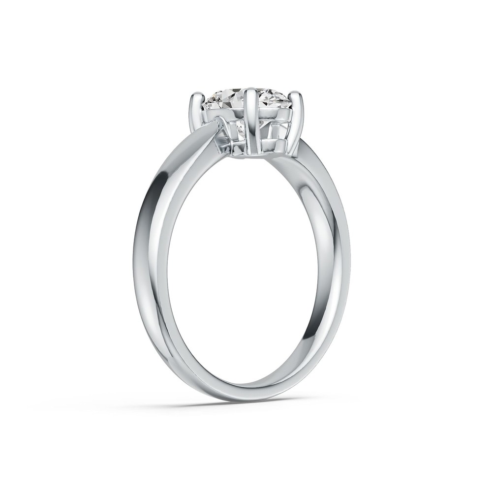 Sterling Silver Semi Mount Ring Setting Oval OV 8X6mm Solitaire