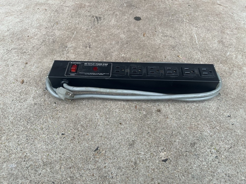 Archer 6 Outlet Power Strip