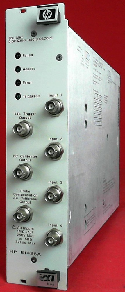HP - Agilent - Keysight E1426A 500MHz Digitizing Oscilloscope VXI Module
