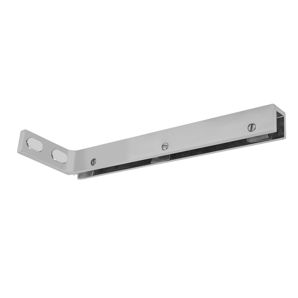 Glass Door L-Shape Stabilizing Bracket, Glass Support Bracket Stabilizer