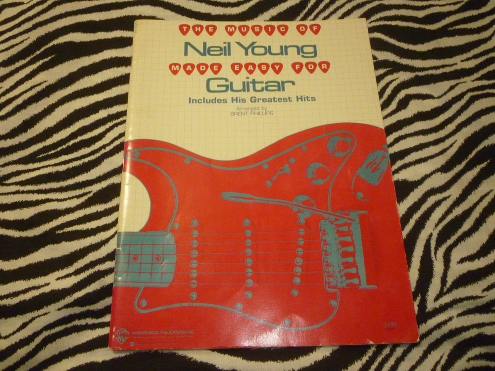 Neil Young Vintage Sheet Music Book - Used Condition