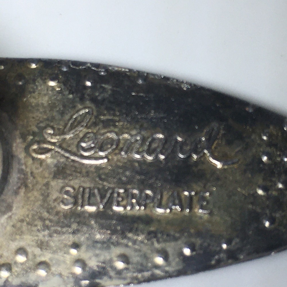 Leonard Silverplate Butterfly Trivet Italy Vintage Mid Century MCM