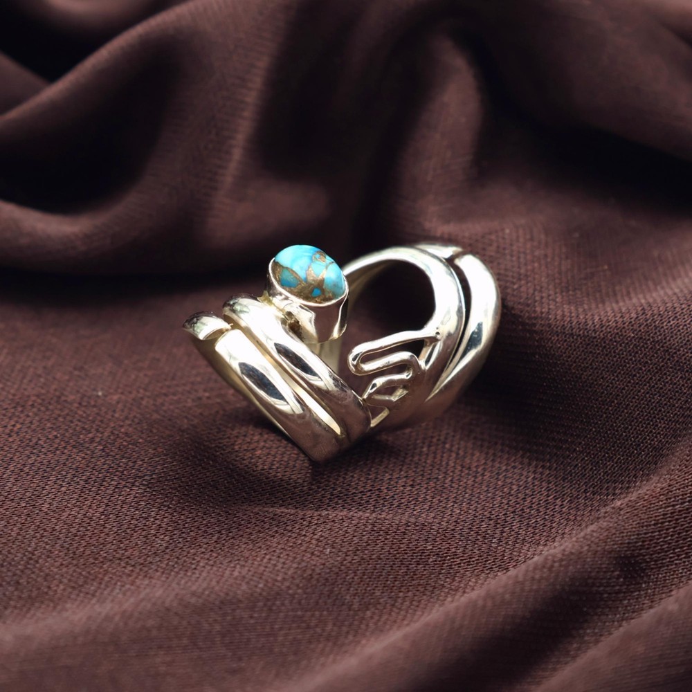 Arthritis splint Ring, Top Finger Both joint Adjustable Handmade Ring All Size