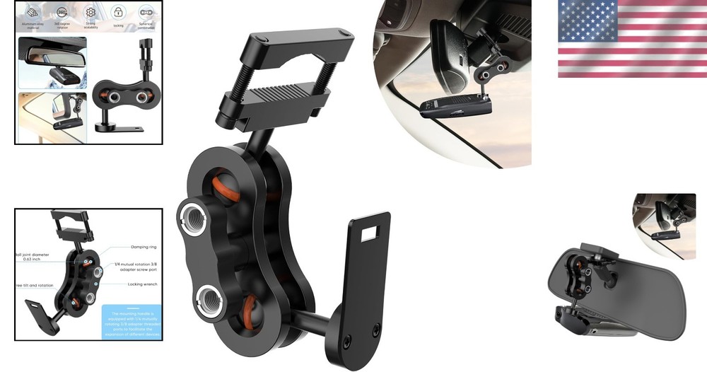 Adjustable Rearview Mirror Mount