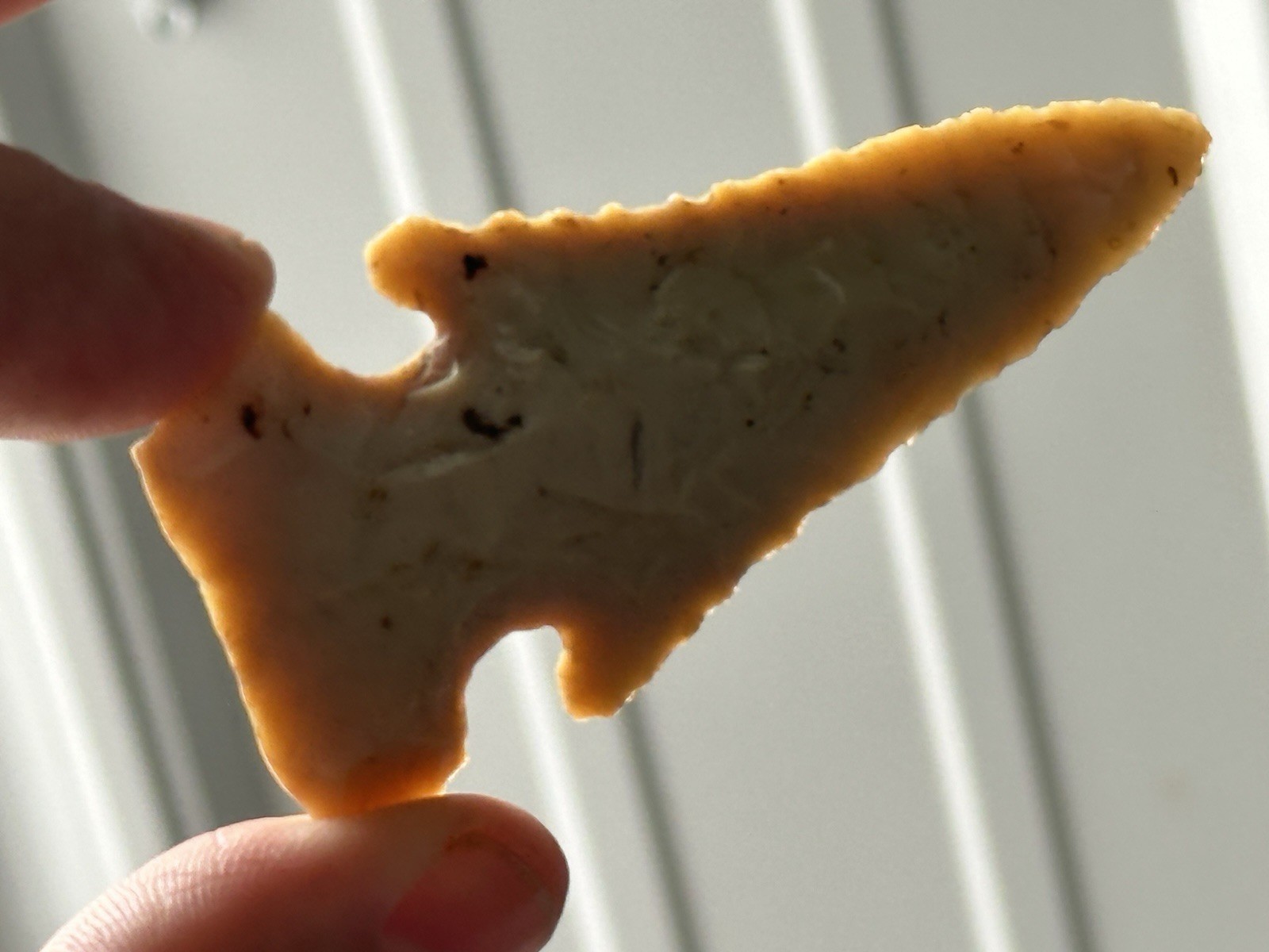 INCREDIBLE ARCHAIC FLINT RIDGE THEBES FOUND IN ILLINOIS IN 1898 ARROWHEAD