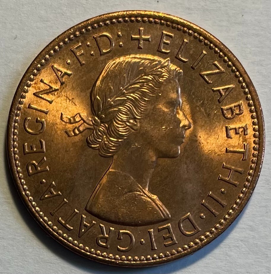 Great Britain Penny 1967 - Britannia - Uncirculated