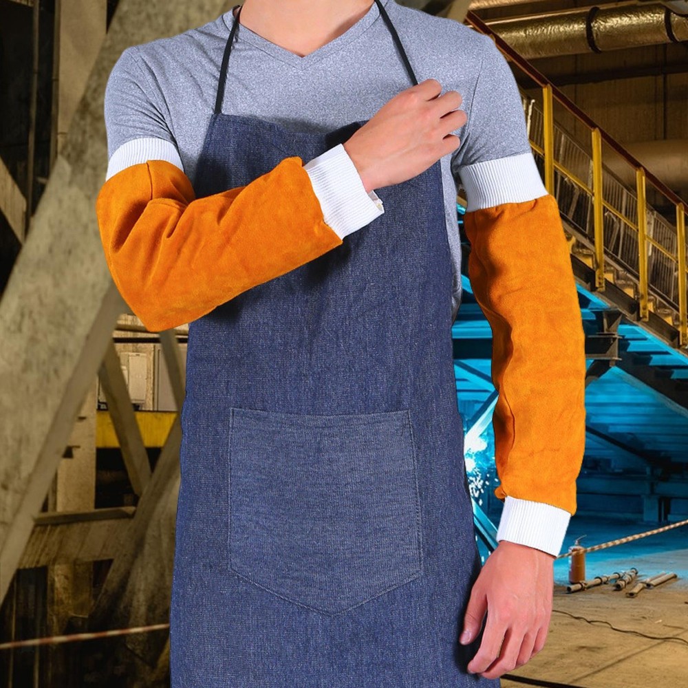 Welding Work Sleeves Split for Stoves Pruning Plants Working near Fireplaces
