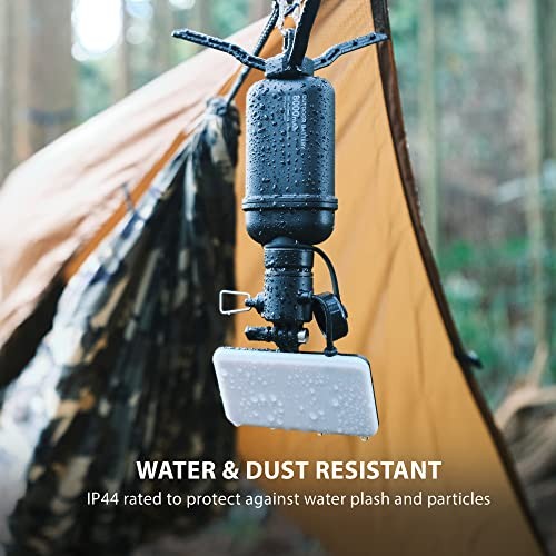NESTOUT Outdoor Camping LED Panel Flashlight w/ Mini FLASH FLASH / Black