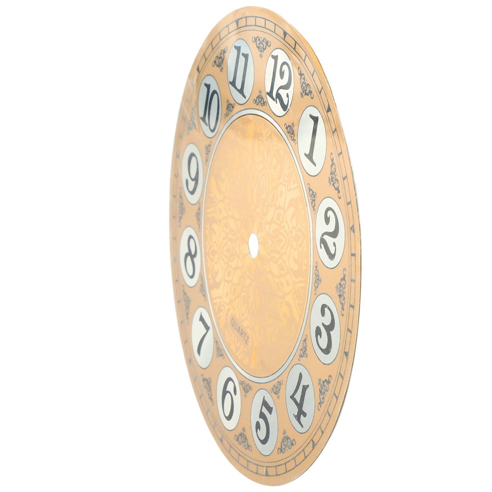 Arabic Numbered Aluminium Wall Clock Face Perfect for Creative DIY Designs