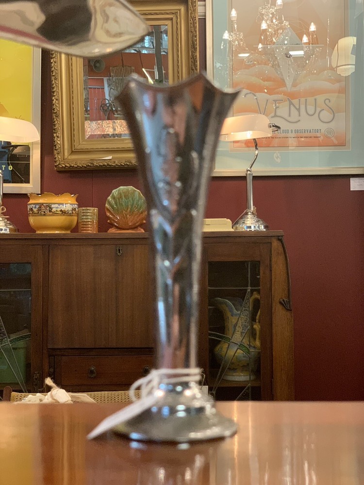 English Victorian Silver Plated Vase