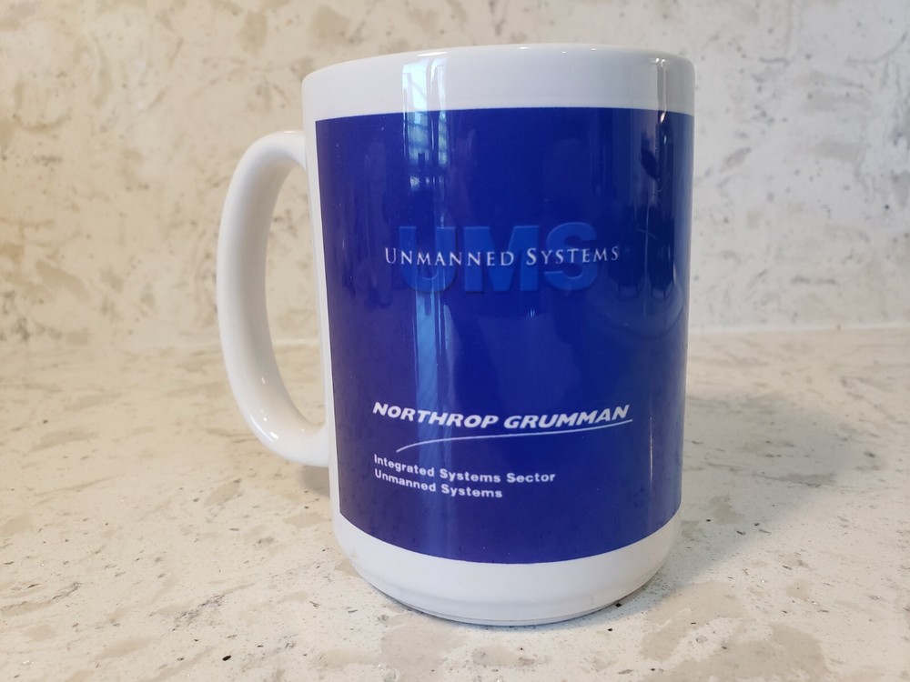 Northrop Grumman Unmanned Systems UMS commemorative 16oz drone mug