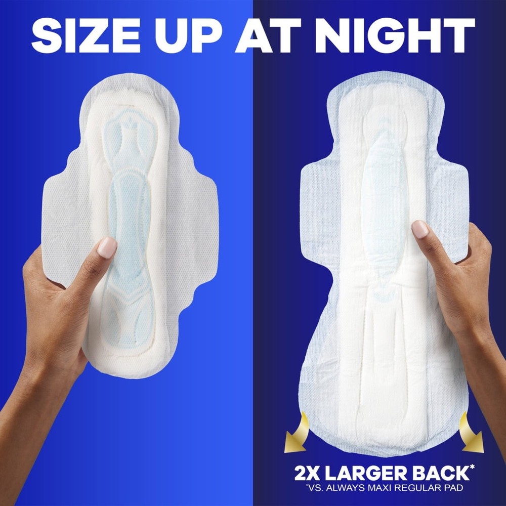 Maxi Pads with Wings, Size 5, Extra Heavy Overnight, 36 Count