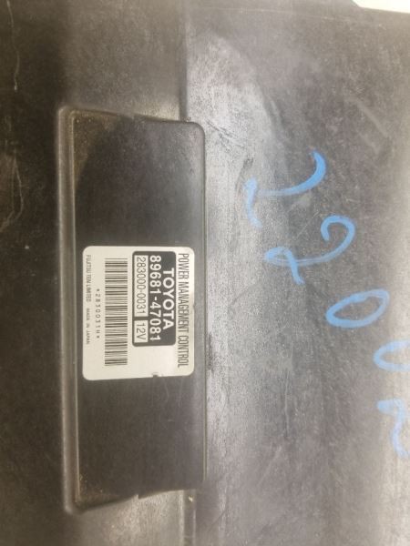 2010 TOYOTA PRIUS COMPUTER POWER SUPPLY CONTROL MODULE ECM ASSEMBLY