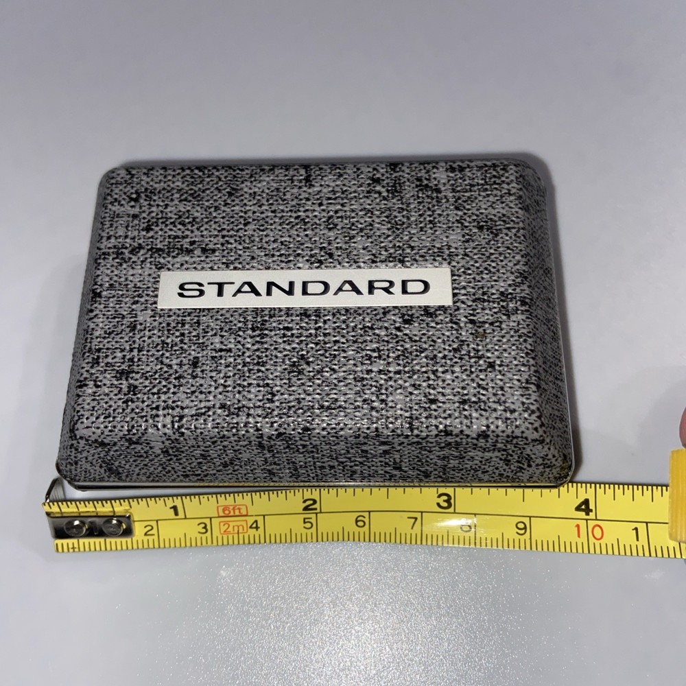 Vtg STANDARD Micronic Ruby SR-H436 Micro TRANSISTOR Radio Untested In Case