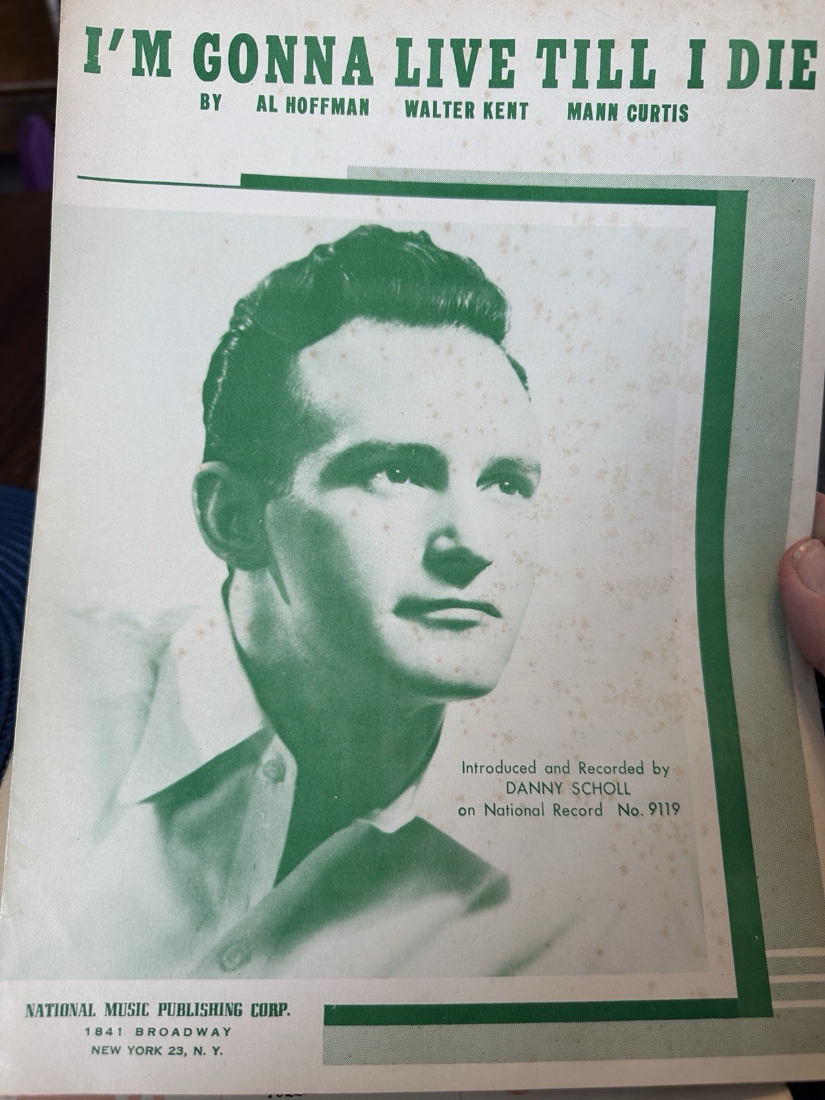 4-pack of Post/1920 vintage sheet music