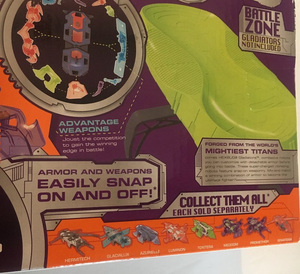 HEXBUG Battle Zone Battling Strategy Kit for Gladiator Robots New In Box