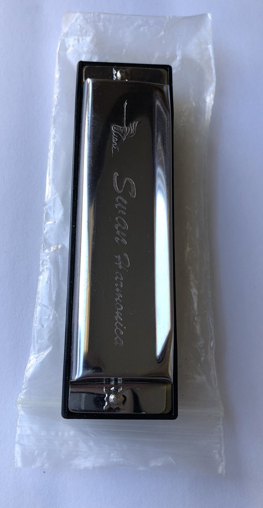Swan Harmonica 10 Holes Silver