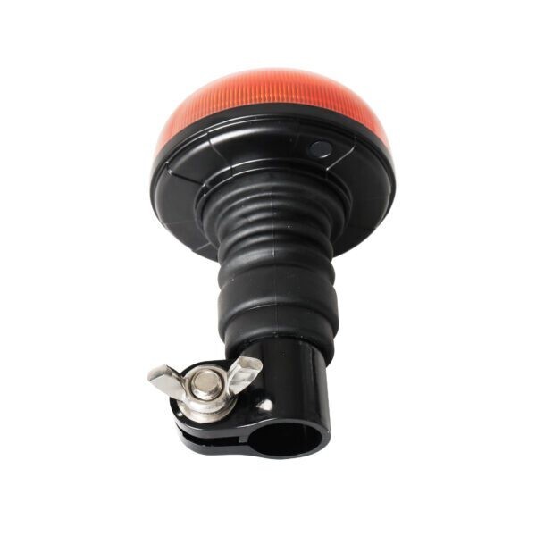 12V 24V Compact Led Beacon Flexi Din Pole Flashing Warning Strobe Light Amber