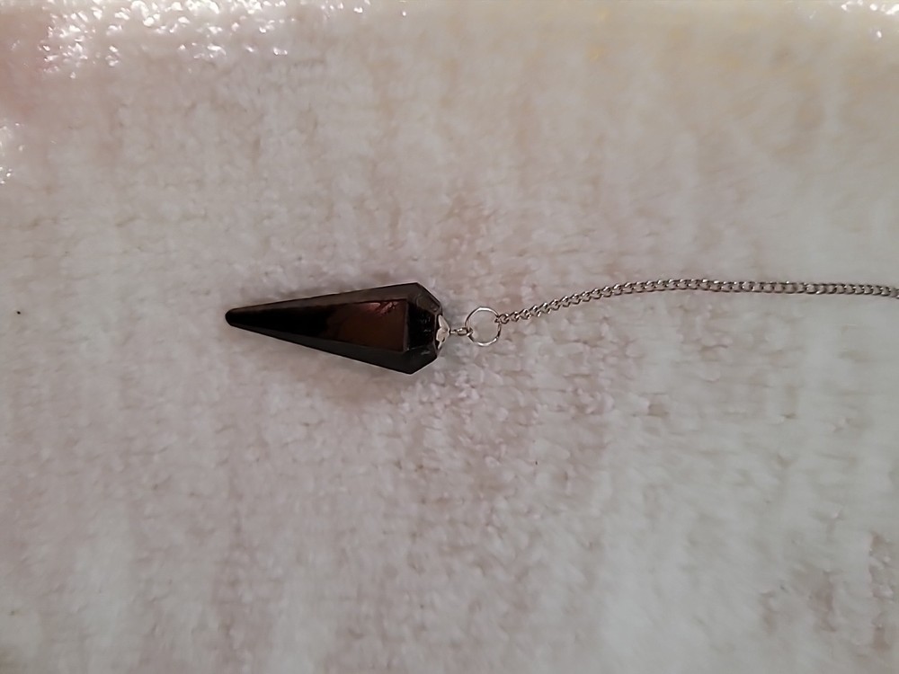 Unakite Pendulum Crystal Stone, Faceted Pendulum Divination Tools, Dowsing