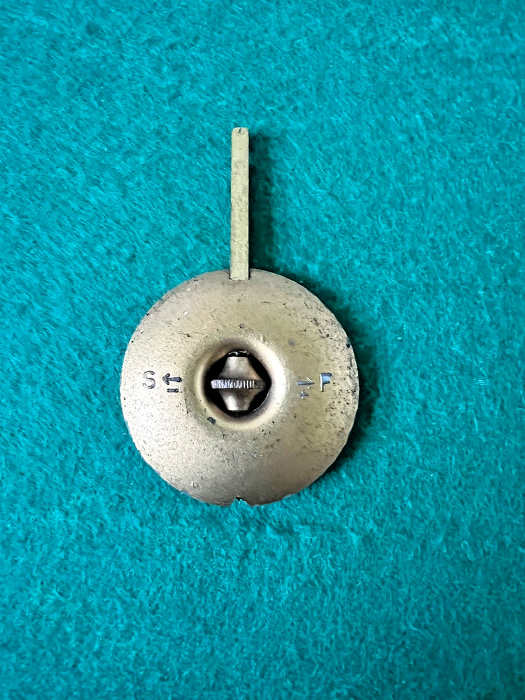 Vintage Smiths clock pendulum centre adjust clock spares 5cm diameter