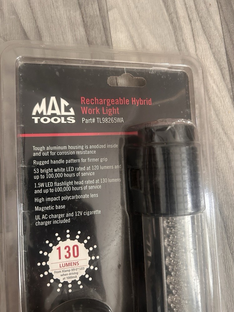 mac tools rechargeable Hybrid work light