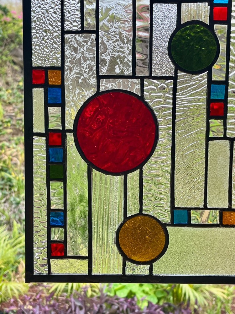 stained glass panel window