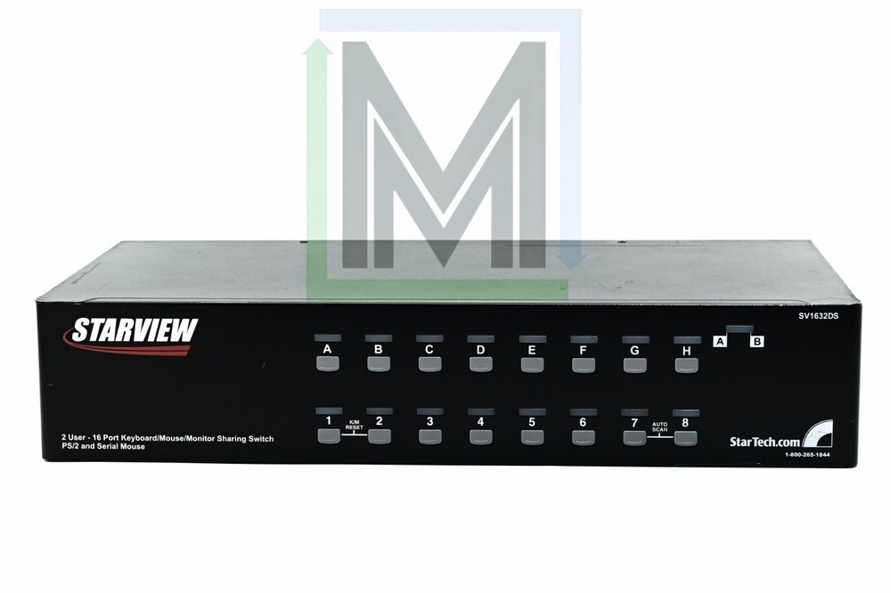 SV1632DS STARTECH STARVIEW 2-USER 16-PORT PS/2 VGA KVM Switch