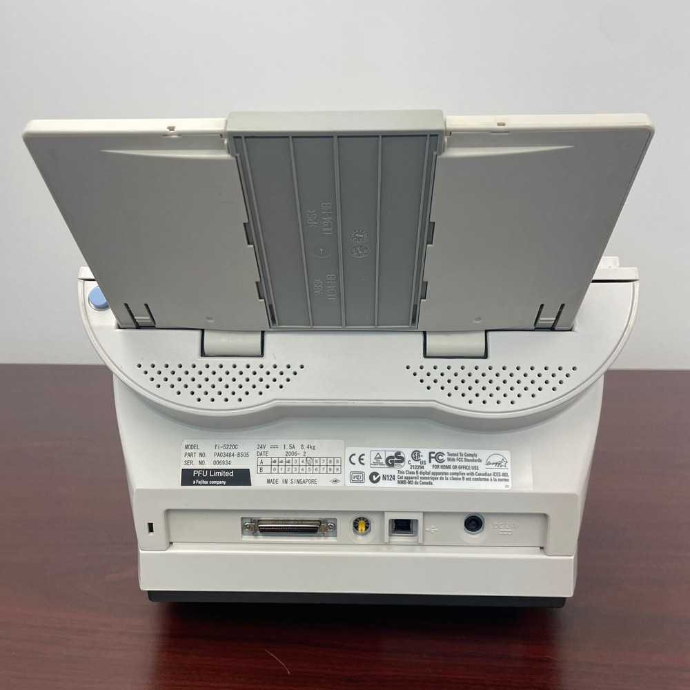 Fujitsu fi-5220C Color Flatbed Scanner ADF Duplex Document