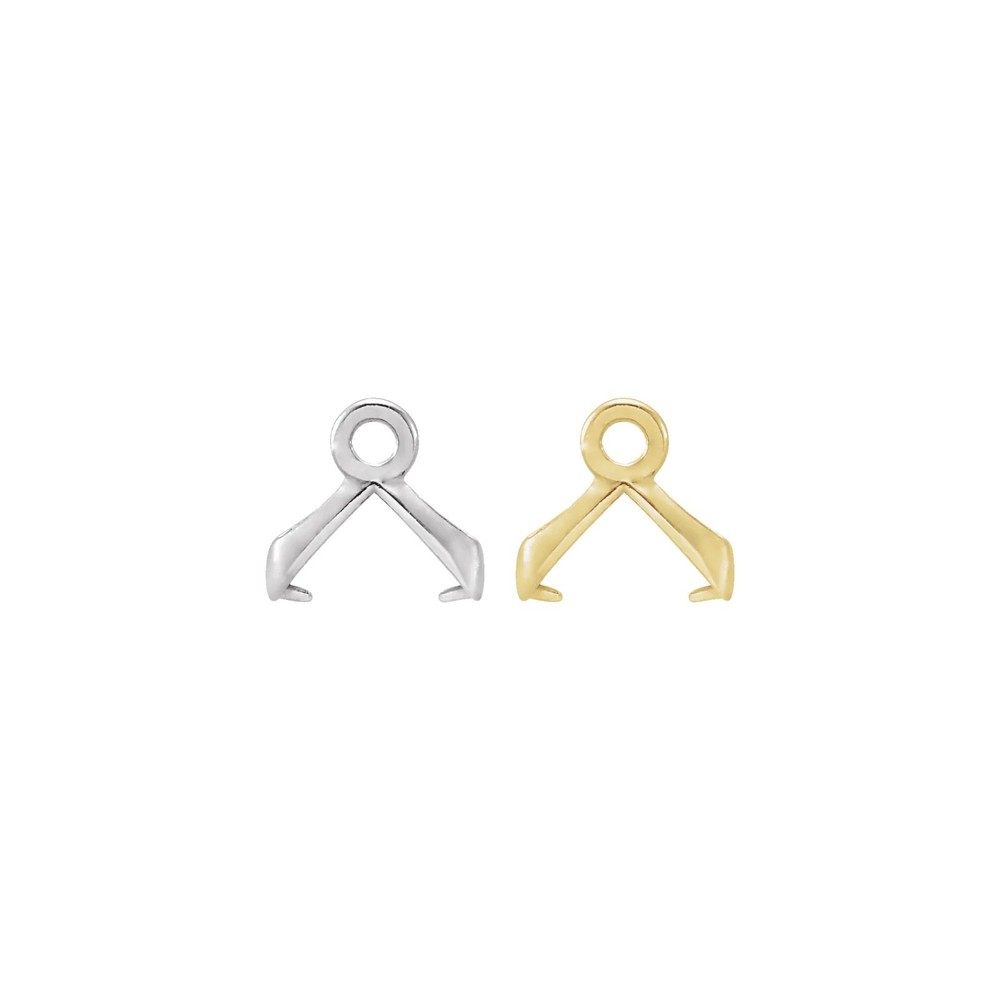 14K 18K Gold & Silver Briolette Dangle