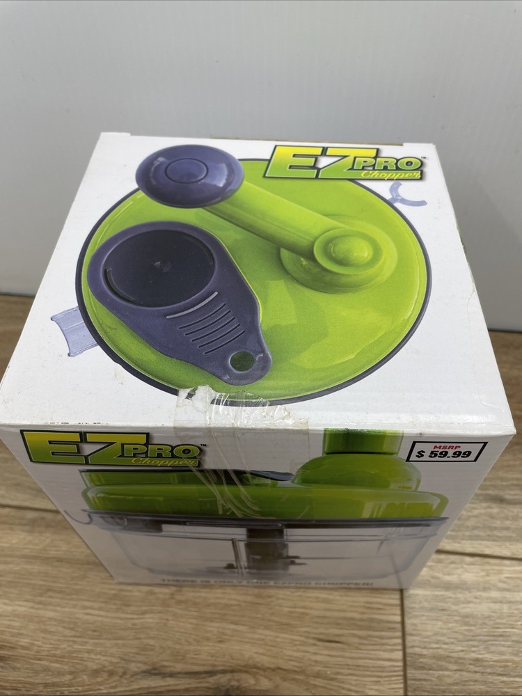 New Open Box EZ Pro Manual Chopper/Food Processor